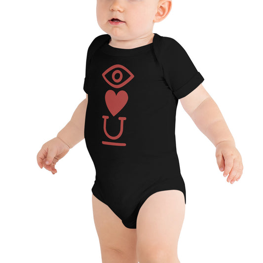 Eyelovu Short Sleeve Unisex Baby Onesie