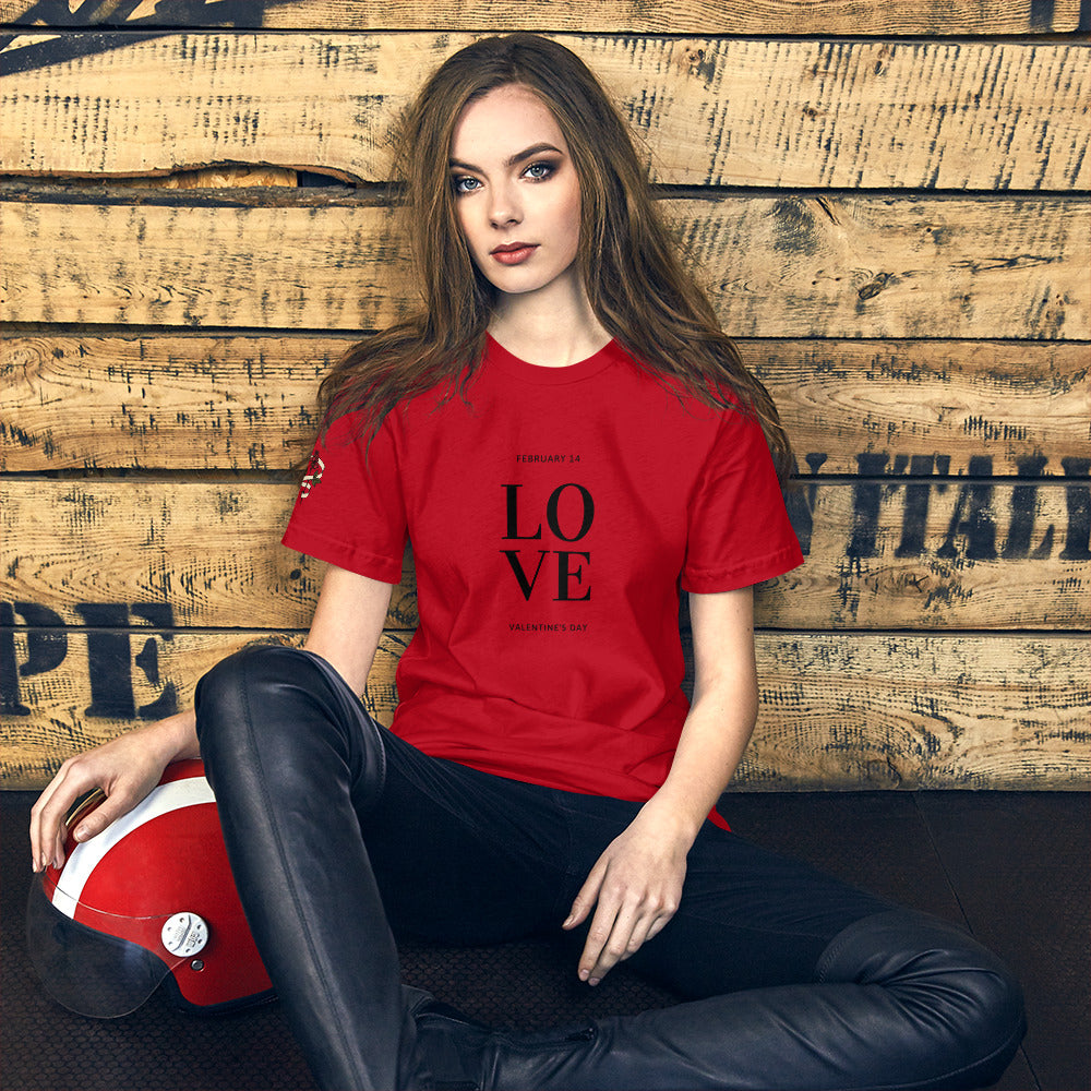 Eyelovu Short-Sleeve Unisex T-Shirt - LOVE