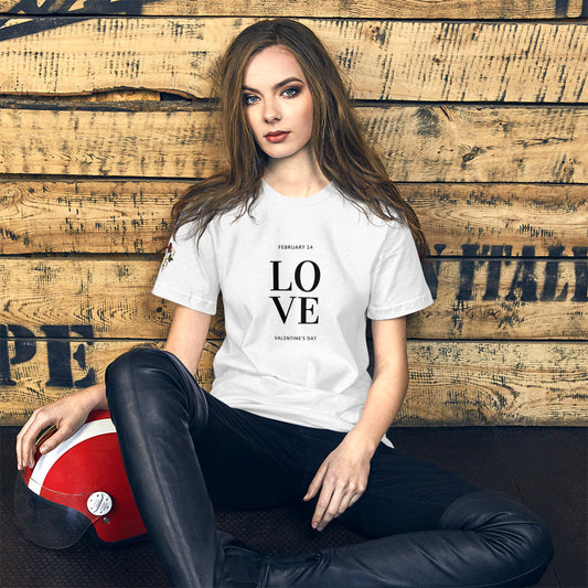 Eyelovu Short-Sleeve Unisex T-Shirt - LOVE